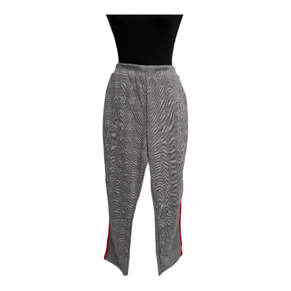 Stylish Gray and Red Women's Pants